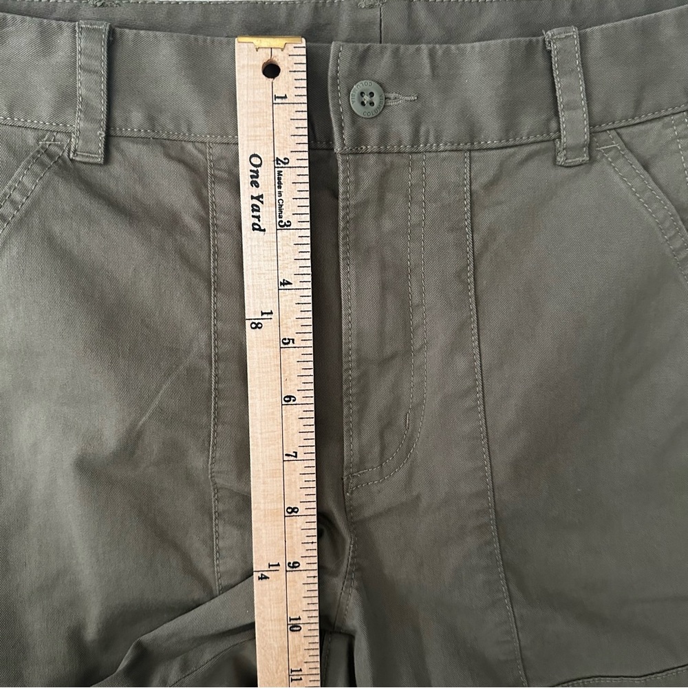 Columbia Cargo Pants Women’s Size 10 Regular Olive Green Hiking Utility Comfort - Picture 6 of 11